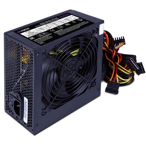 Блок питания HIPER ATX 450W HPT-450 (ATX 2.31, Passive PFC, 120mm fan, power cord, черный) OEM