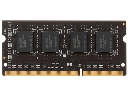 Память DDR3 8Gb 1600MHz AMD Radeon Black SO-DIMM 1.35V R538G1601S2SL-UO