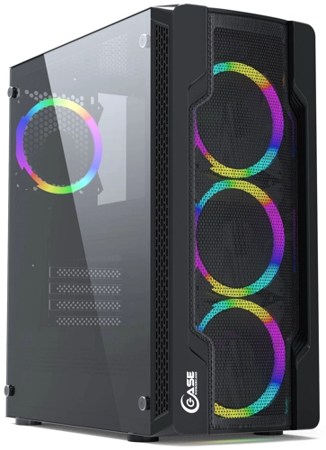 Корпус Powercase Mistral X4 Mesh RGB LED CMIXB-L4 без БП с окном