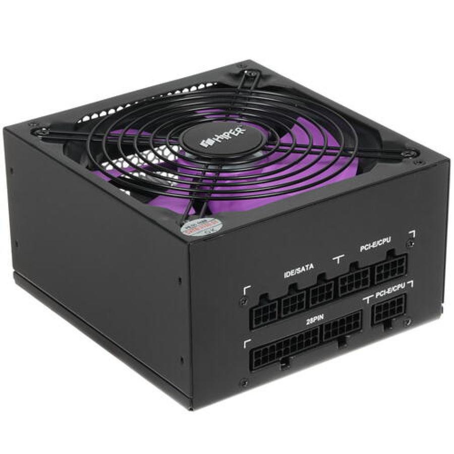 Блок питания HIPER ATX 800W HPB-800FM (ATX 2.31, ActivePFC, 140mm fan, Full-modular, Black) BOX