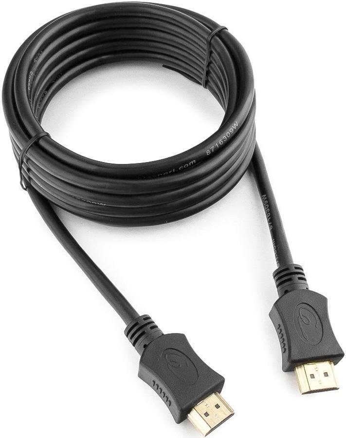 Кабель Cablexpert HDMI, 3.0м, v1.4, 19M/19M, серия Lihgt, черный, позол.разъемы <CC-HDMI4L-10>