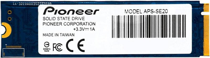 Накопитель SSD Pioneer PCI-E 3.0 x4 256Gb M.2 2280 M APS-SE20-256 M.2