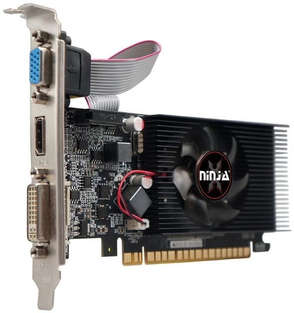 Видеокарта Sinotex PCI-E Ninja NK61NP013F GeForce GT610 1024Mb GDDR3 D-Sub+DVI+HDMI RTL