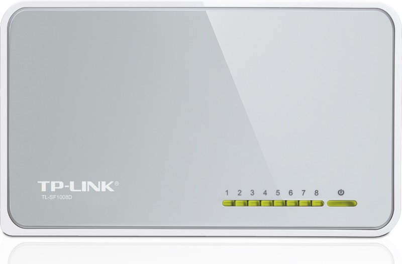 Коммутатор TP-Link TL-SF1008D 8x100Мбит/с неуправляемый