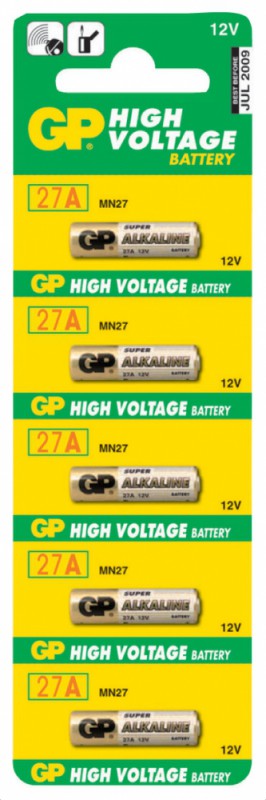 Батарея GP Super Alkaline 27A MN27 (5шт)