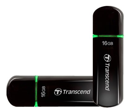 Флеш Диск Transcend 16Gb Jetflash 600 TS16GJF600 USB2.0 черный