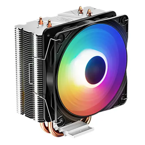 Кулер для процессора DEEPCOOL GAMMAXX 400K LGA1700/1200/115X/AM5/AM4 (20шт/кор, TDP 130Вт, PWM, Multi-Color LED Fan 120mm, 4 тепл.  RET