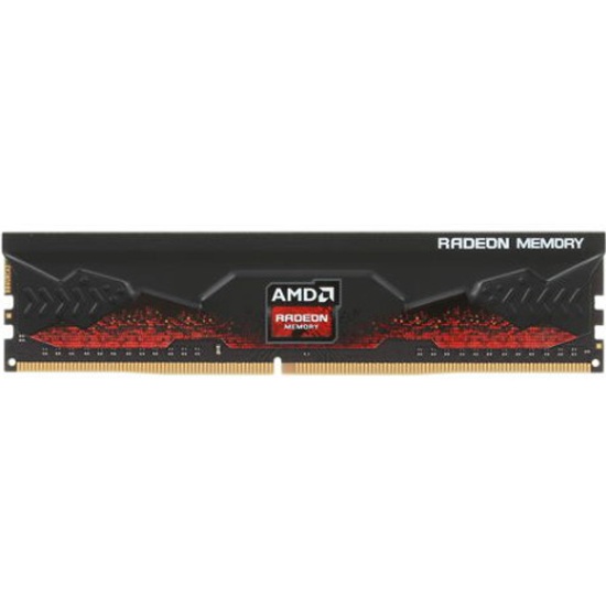 Память DDR4 8GB 2666MHz AMD Radeon DIMM R7 Performance Series Black Gaming Memory R7S48G2606U2S Non-ECC, CL16, 1.2V, Heat Shield, RTL