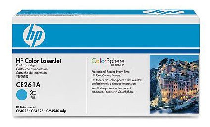 Картридж лазерный HP 648A CE261A голубой (11000стр.) для HP CLJ CP4525