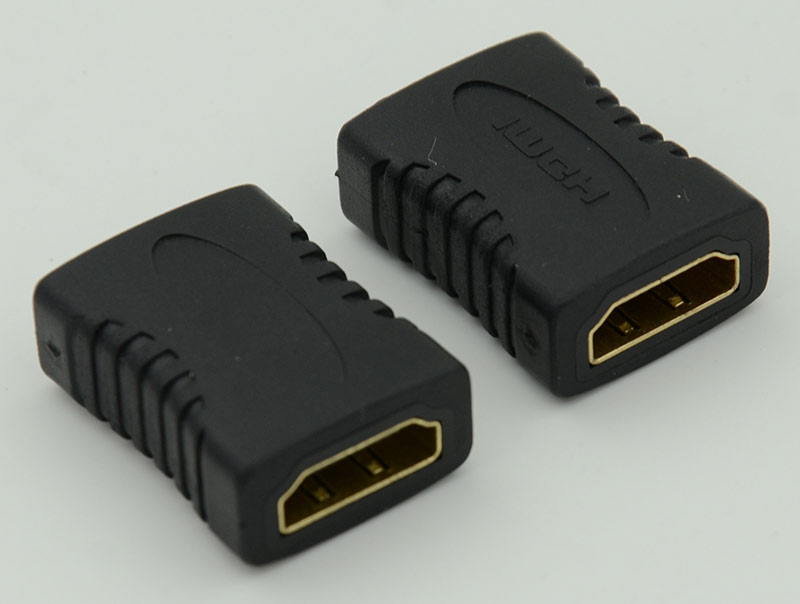 Адаптер аудио-видео HDMI (f)/HDMI (f) черный