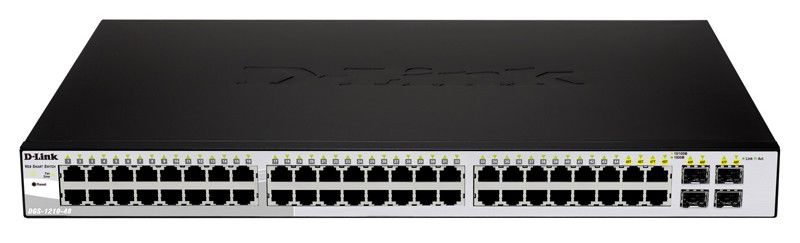 Коммутатор D-Link DGS-1210-48 DGS-1210-48/G3A 44x1Гбит/с 4xКомбо(1000BASE-T/SFP) управляемый