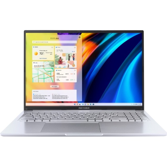 Ноутбук Asus VivoBook 16X M1603QA-MB158 16" WUXGA IPS/AMD R5 5600H/8Gb/512Gb SSD/WiFi6/BT/FP/Backlit KB/No OS/1.9Kg/SILVER