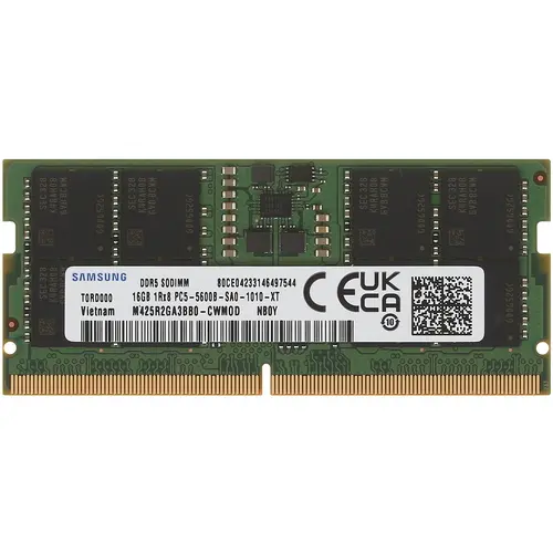 Память DDR5 16GB 4800MHz Samsung M425R2GA3BB0-CWM OEM PC5-38400 CL40 SO-DIMM 288-pin 1.1В dual rank OEM