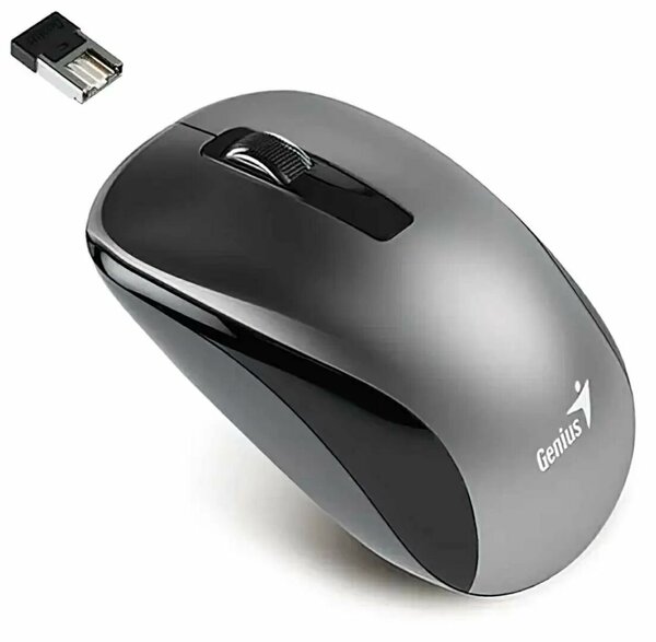 Мышь беспроводная Genius Wireless BlueEye Mouse NX-7010 Grey USB 3btn+Roll