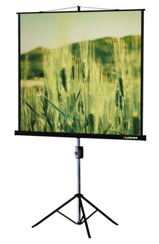 Экран на треноге Lumien 82" 153x153см Master View LMV-100102 1:1 напольный рулонный
