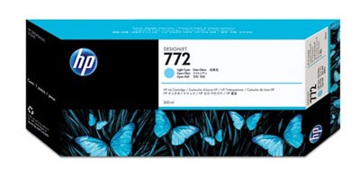 Картридж струйный HP №772 CN632A светло-голубой (300мл) для HP DJ Z5200