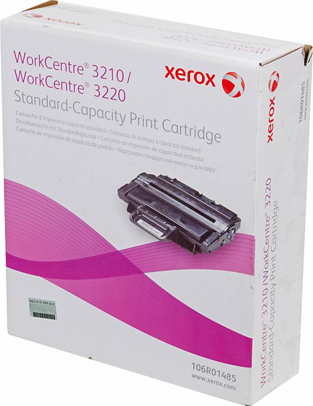 Картридж лазерный Xerox 106R01485 черный (2000стр.) для Xerox WC 3210/3220
