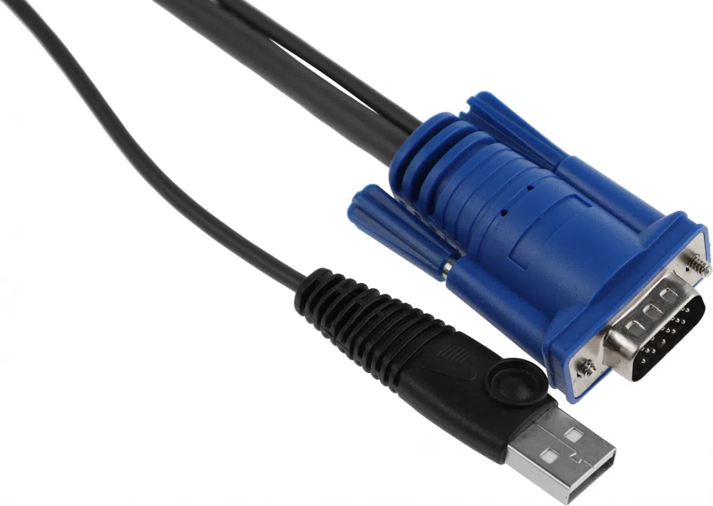 Кабель Aten 2L-5201U stranded черный