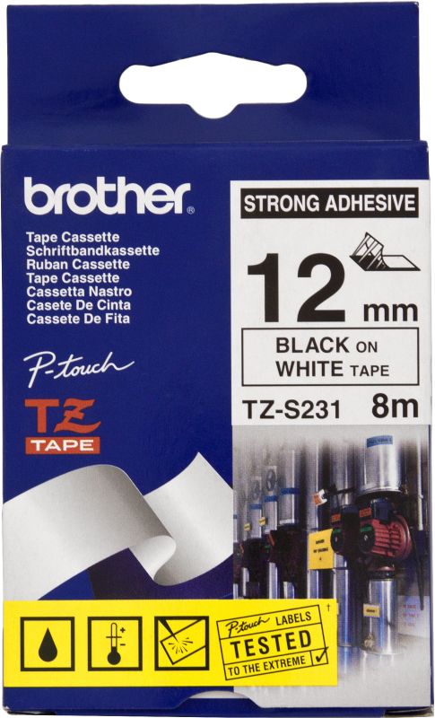 Картридж ленточный Brother TZES231 для Brother P-Touch