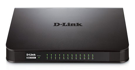 Коммутатор D-Link DES-1024A/E1B 24x100Мбит/с неуправляемый
