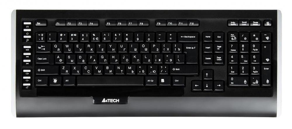 Клавиатура + мышь A4Tech 9300F клав:черный мышь:черный USB беспроводная Multimedia