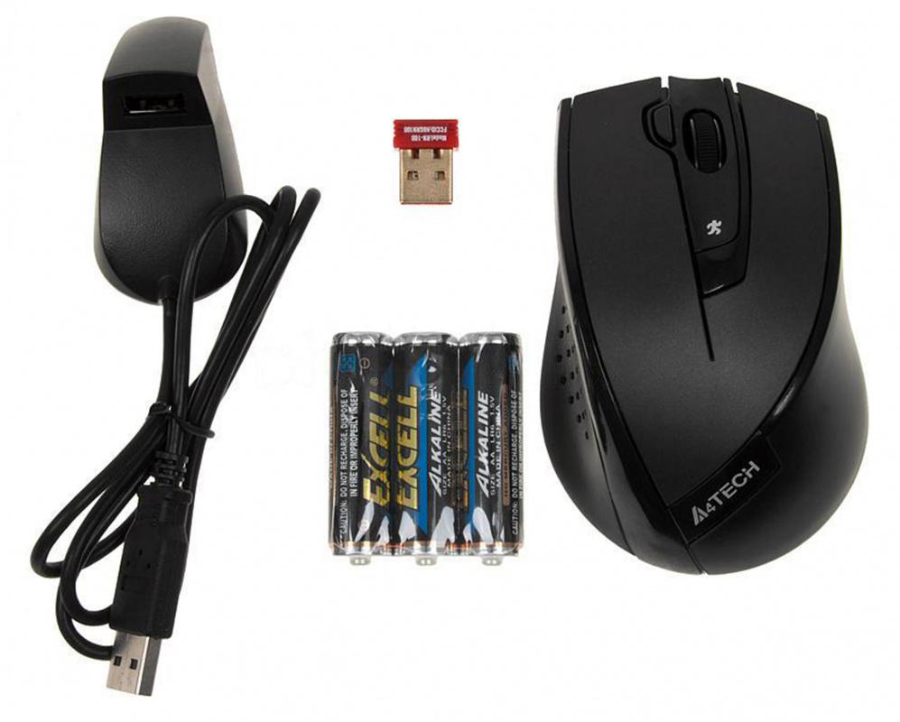 Клавиатура + мышь A4Tech 9300F клав:черный мышь:черный USB беспроводная Multimedia