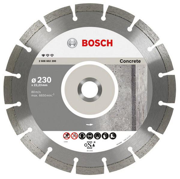 Диск алмазный по бет. Bosch Concrete Professional ECO BPE (2608602197) d=125мм d(посад.)=22.23мм (угловые шлифмашины)