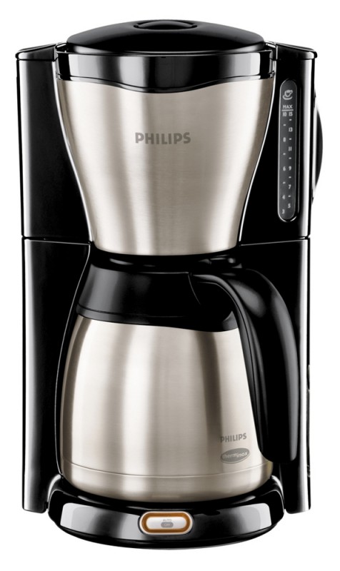 Кофеварка капельная Philips HD7546/20 1000Вт серебристый/черный