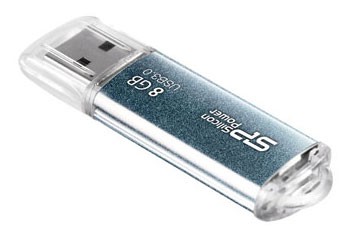 Флеш Диск Silicon Power 8Gb Marvel M01 SP008GBUF3M01V1B USB3.0 синий