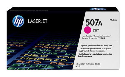 Картридж лазерный HP 507A CE403A пурпурный (5500стр.) для HP CLJ M551