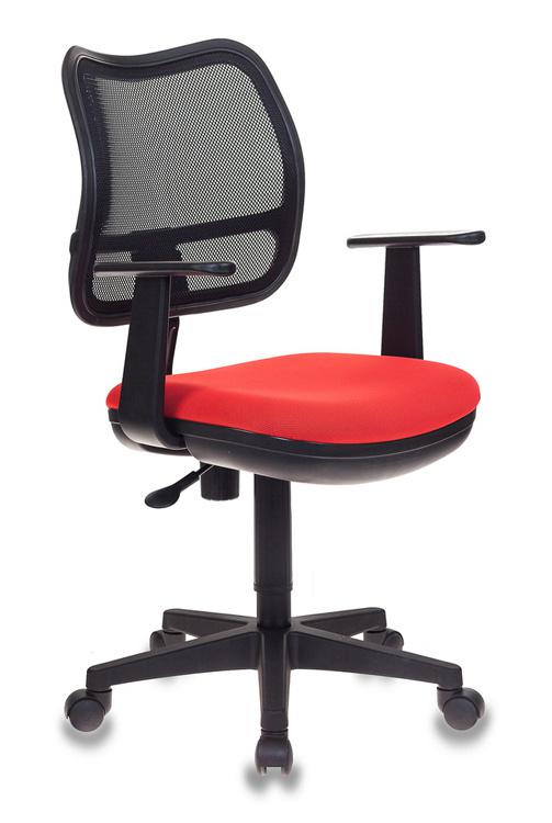 Кресло Бюрократ Ch-797AXSN черный сиденье красный 26-22 сетка/ткань крестов. пластик