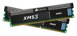 Память DDR3 2x8Gb 1600MHz Corsair CMX16GX3M2A1600C11 XMS3 RTL PC3-12800 CL11 DIMM 240-pin 1.5В