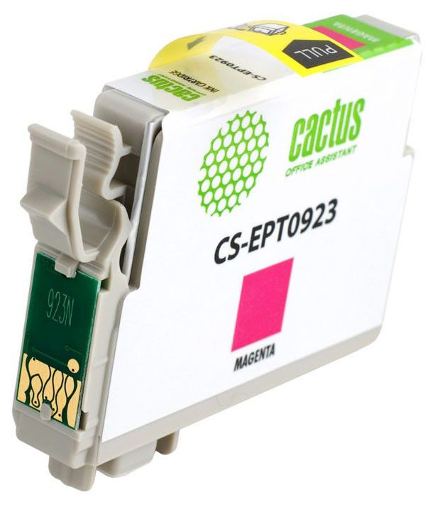 Картридж струйный Cactus CS-EPT0923 T0923 пурпурный (6.6мл) для Epson Stylus C91/CX4300/T26/T27/TX106/TX109/TX117/TX119