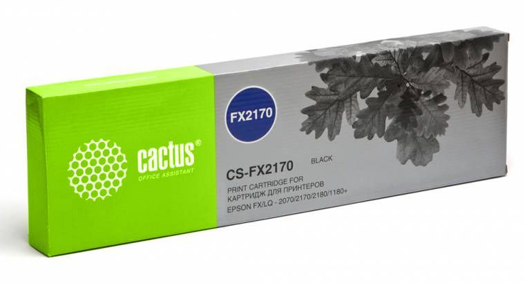 Картридж матричный Cactus CS-FX2170 черный для Epson FX LQ-2070/2170/2180/1180
