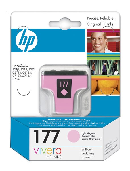 Картридж струйный HP 177 C8775HE светло-пурпурный для HP PS 3213/3313/8253