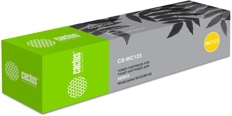 Картридж лазерный Cactus CS-WC123 006R01182 черный (30000стр.) для Xerox WC 133/M123/M128/Pro123