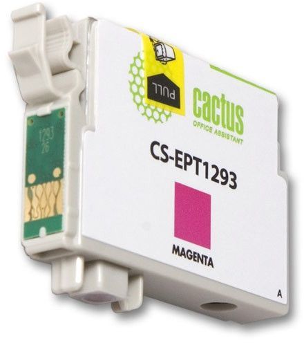 Картридж струйный Cactus CS-EPT1293 T1293 пурпурный (10мл) для Epson B42/BX305/BX305F/BX320/BX525/BX625/SX420/SX425/SX525/SX622