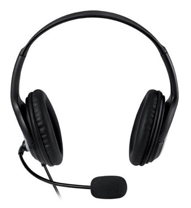 Наушники с микрофоном Microsoft LifeChat LX-3000 черный/серебристый 1.8м мониторные оголовье (JUG-00015)