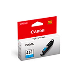Картридж струйный Canon CLI-451C 6524B001 голубой (332стр.) (7мл) для Canon Pixma iP7240/MG6340/MG5440