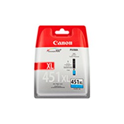 Картридж струйный Canon CLI-451XLC 6473B001 голубой для Canon Pixma iP7240/MG6340/MG5440