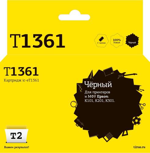 Картридж струйный T2 C13T13614 IC-ET1361 C13T13614A10 черный для Epson K101/K201/K301