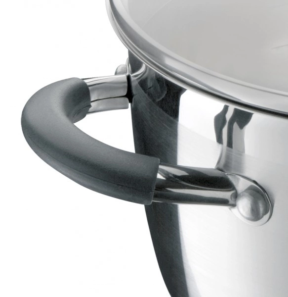 Кастрюля Rondell Flamme RDS-025 5.7л. d=24см (с крышкой) стальной