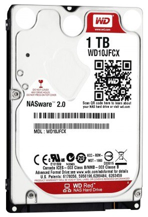 Жесткий диск WD Original SATA-III 1Tb WD10JFCX Server Red (5400rpm) 16Mb 2.5"