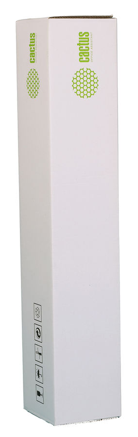 Бумага Cactus CS-LFP80-1067457 36"(A0) 1067мм-45.7м/80г/м2/белый CIE171% для струйной печати втулка:50.8мм (2")
