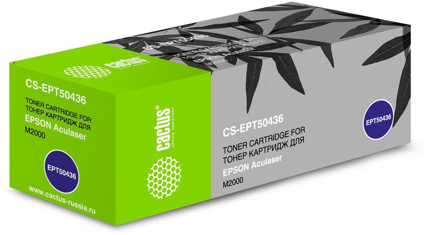 Картридж лазерный Cactus CS-EPT50436 черный (3500стр.) для Epson AL M2000