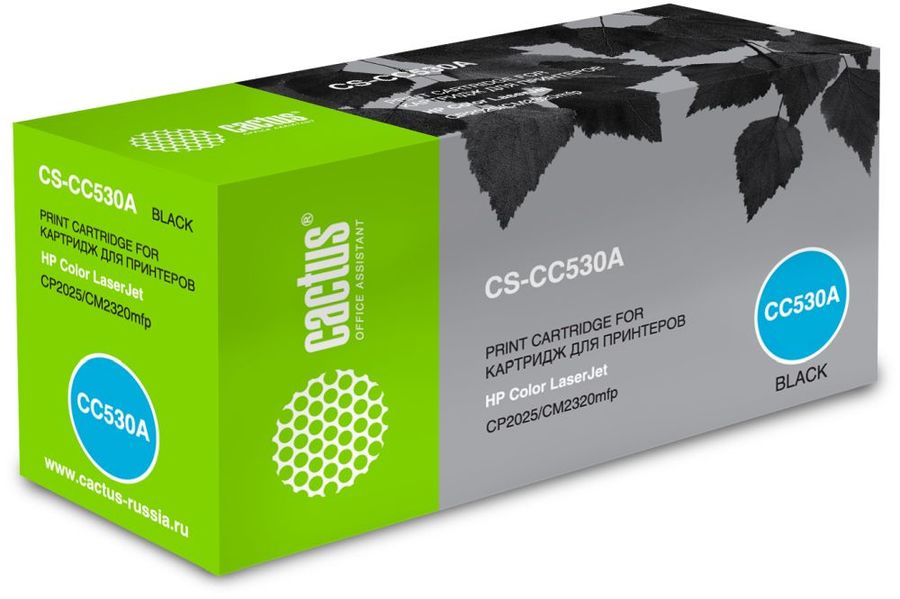 Картридж лазерный Cactus CS-CC530A CC530A черный (3500стр.) для HP Color LaserJet CP2025/CM2320