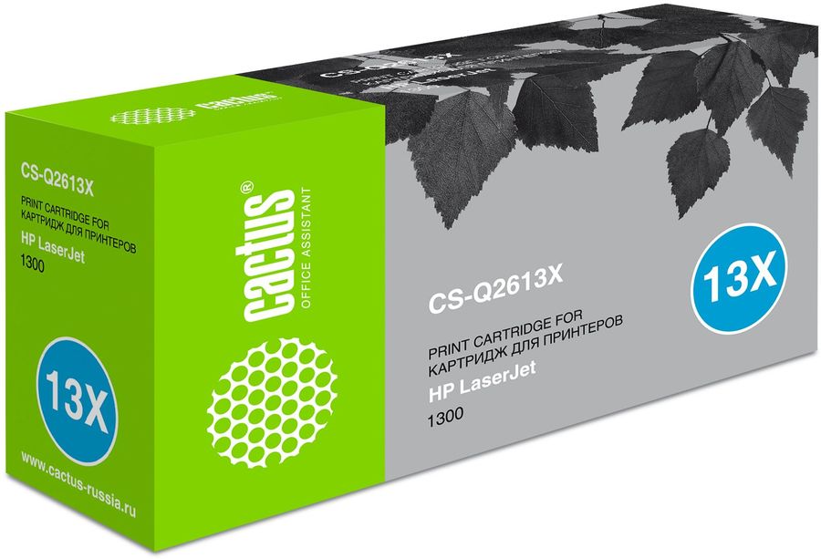Картридж лазерный Cactus CS-Q2613X Q2613X черный (4000стр.) для HP LJ 1300/1300N