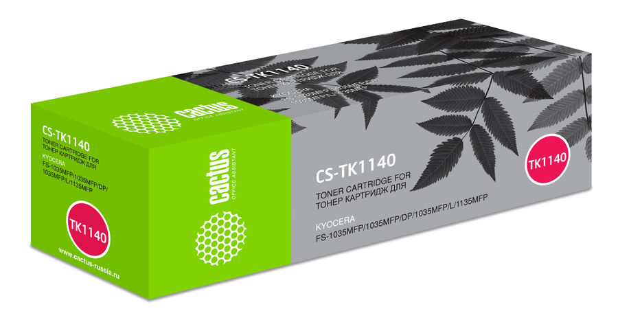 Картридж лазерный Cactus CS-TK1140 черный (7200стр.) для Kyocera FS-1035/1135/M2535dn