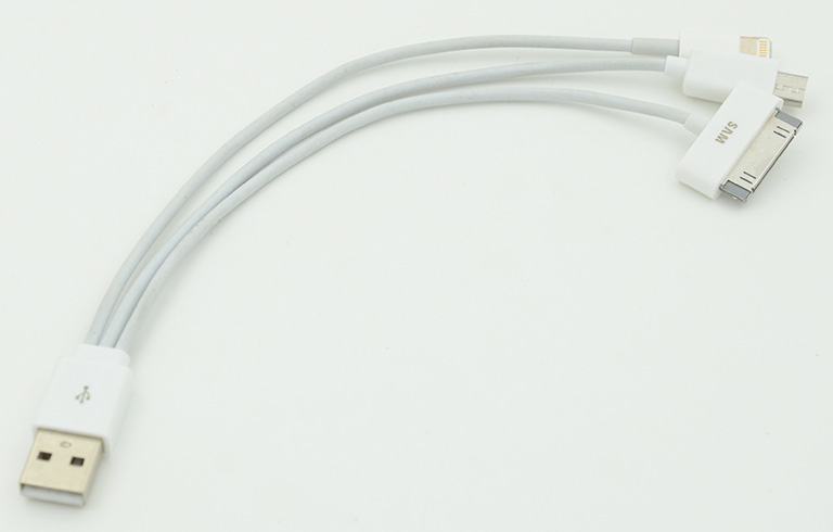 Кабель USB (m)-micro USB (m) 0.2м белый