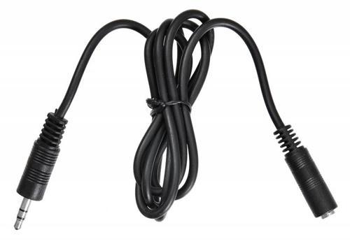 Кабель-удлинитель аудио Buro BAAC003-1 Jack 3.5 (m)/Jack 3.5 (f) 1м. черный